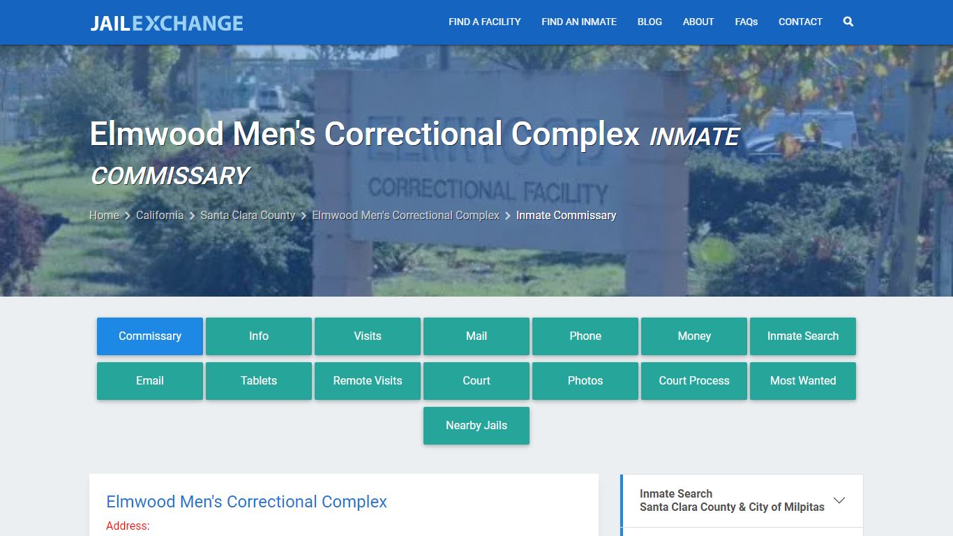 Elmwood Men's Correctional Complex Inmate Commissary - Jail Exchange